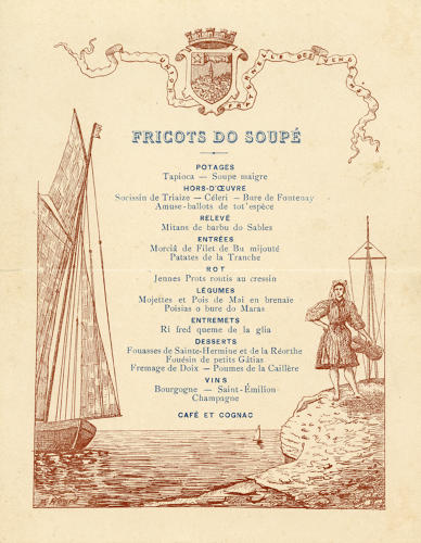 1er banquet annuel - Dimanche 18 février 1894 - Frico do soupé