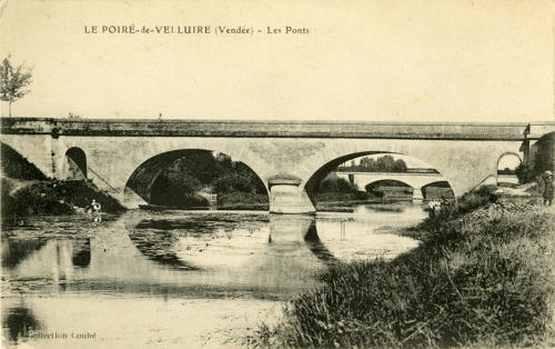 Le Poiré-sur-Velluire - Les ponts. Marais poitevin