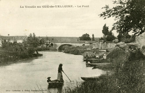 Le Gué de Velluire - Le Pont. Marais poitevin