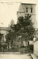 3933 Benet - Le clocher de l'Eglise (XVe siècle). Marais poitevin 