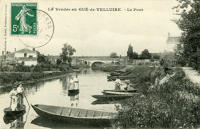 3975 Le Gué-de-Velluire - Le pont. Marais poitevin 