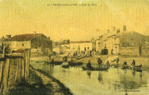 Le Poiré-sur-Velluire - Vue du Port. Marais poitevin