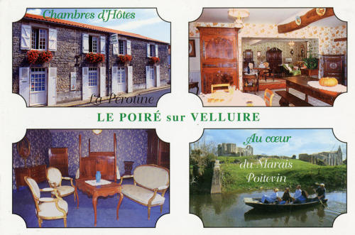 Le Poiré-sur-Velluire - Chambre d'hôtes "La Pérotine". Marais poitevin