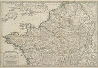 4111 Carte du Nord de la France publiée à Amsterdam par Isaak Tirion - Milieu 18e siècle 