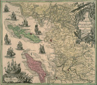 4114 Les environs de La Rochelle et Rochefort - Carte début 18e siècle 