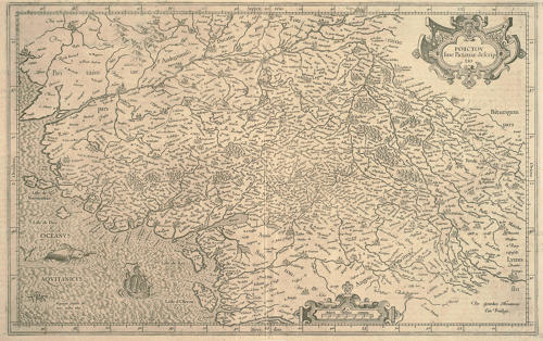 Carte du Poitou - 17e siècle