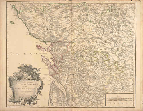 Gouvernement généraux du Poitou, du Pays d'Aunis, et de Saintonge-Angoumois - 1753