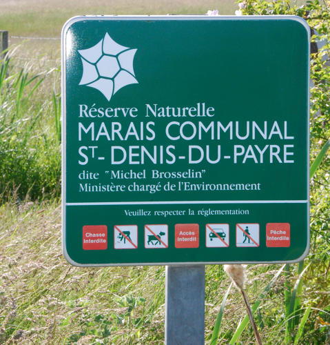 Saint-Denis-du-Payré. Réserve naturelle nationale Michel Brosselin. Marais poitevin