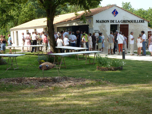 Saint-Benoist-sur-Mer - Inauguration de la Maison de la Grenouillère. Marais poitevin