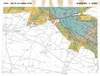 5176 Carte des sol du Marais poitevin. Surgères 4 Nord, dressée fin des années 1970 
