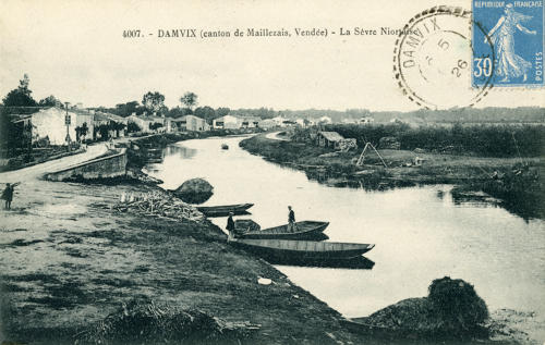 Damvix - Le marais vendéen. Marais poitevin