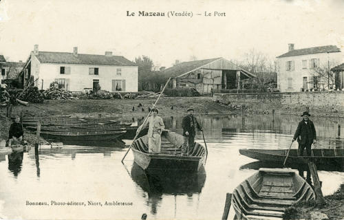 Le Mazeau - Le port. Marais poitevin