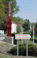 5438 La Grève-sur-Mignon - Signalétique de la Briqueterie. Marais poitevin 