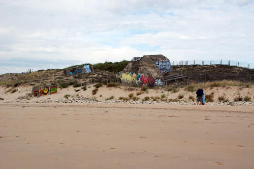 La Tranche-sur-Mer - Blockhaus tagué sur la dune