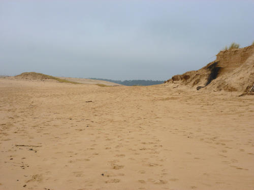 La Faute-sur-Mer - La dune a subi les assauts de la tempête du 4 janvier 2013