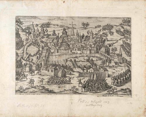 La bataille de Poitiers en 1569
