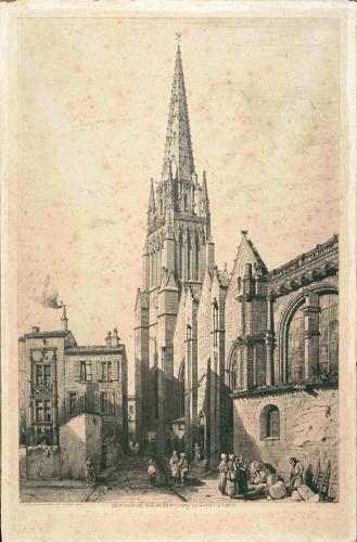 Fontenay-le-Comte - Clocher de Notre-Dame - 1863