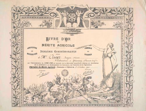 Livre d'or du mérite agricole - 1920