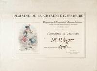 6015 Semaine de la Charente-Inférieure, témoignage de gratitude - 1917 