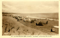 6154 La Faute-sur-Mer - La plage (à l'horizon, l'Ile de Ré) 