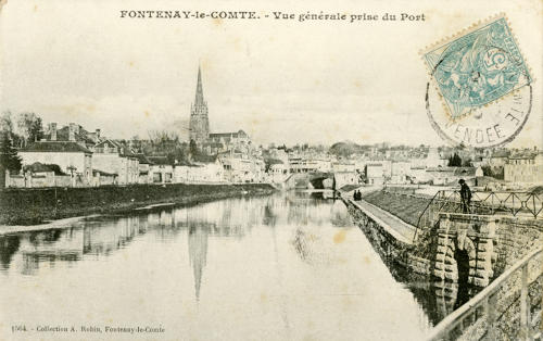 Fontenay-le-Comte - Vue générale prise du port