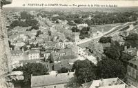6297 Fontenay-le-Comte - Vue générale de la ville vers le Sud-Est 