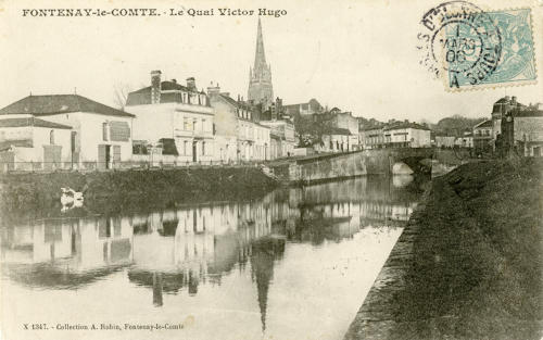 Fontenay-le-Comte - Le Quai Victor Hugo