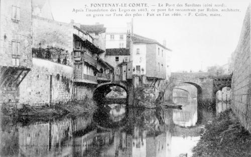 Fontenay-le-Comte - Le Pont des Sardines côté Nord