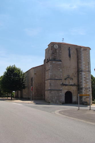 Eglise de la commune de Saint Benoît sur mer