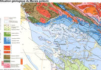 13662 Situation géologique du Marais poitevin 