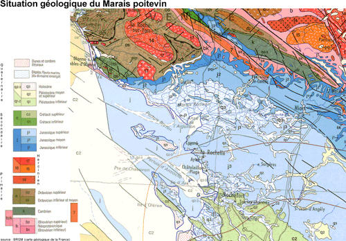 Situation géologique du Marais poitevin