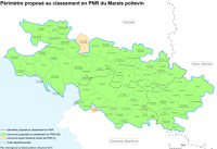 13532 Périmètre proposé au classement en Parc naturel régional du Marais poitevin 