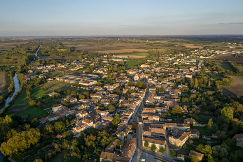 Vue aérienne de Maillé