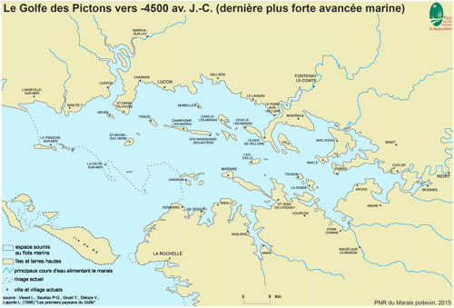 Le Golfe des Pictons vers -4500 avant Jésus-Christ