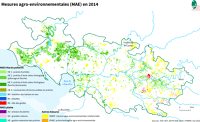 13686 Mesures agro-environnementales (MAE) en 2014 