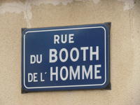 11241 Panneau de signalisation - rue du Booth de l'Homme 
