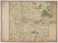 13756 Carte contenant une partie du bas Poitou et de l'Aunis où se trouve Marans et l'embouchure de la Seyvre Niortaise. 20e quarré de la carte générale. 