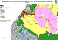 14095 Usage des sols sur la commune du Gué-de-Velluire à partir des données du cadastre napoléonien  (carte 1/2 vocation des sols) 