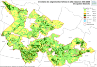 14098 Inventaire des alignements d'arbres du site classé en 2008-2009 - Occupation des sols 