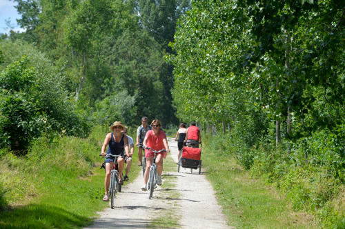 Promenade en vélo entre Le Vanneau et La Garette