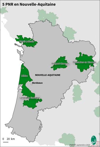5 Parcs naturels régionaux en région Nouvelle-Aquitaine