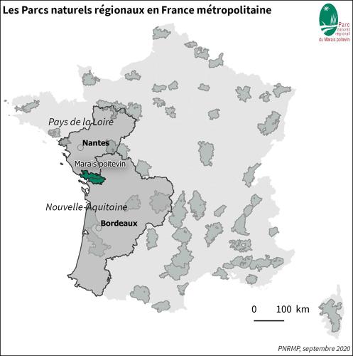 Les Parc naturels régionaux en France métropolitaine