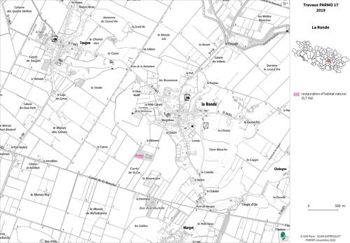 Chantiers d'aménagements agro-pastoraux et de restauration paysagère des marais orientaux - Bilan PARMO 2019 Charente-Maritime la Ronde