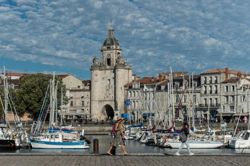 Le Vieux Port et la Porte de la Grosse Horloge de la Rochelle