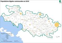 14942 Populations légales communales en 2018 dans le PNR du Marais poitevin 