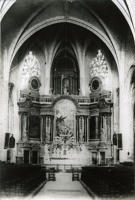 15063 Fontenay-le-Comte : La nef centrale de l'église Notre-Dame 