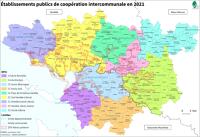 15243 Etablissements publics de coopération intercommunale concernés par la ZPS du Marais poitevin en 2021 