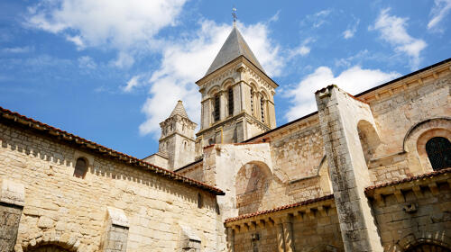 L'église et l'Abbaye royale de Nieul-sur-l'Autise (85)