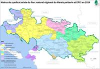 15491 Maires du syndicat mixte du Parc naturel régional du Marais poitevin et EPCI en 2023 