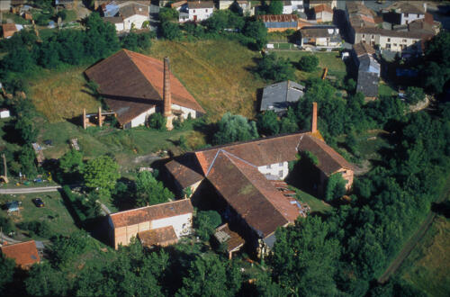 Vue aérienne de la Briqueterie de la Grève-sur-Mignon
